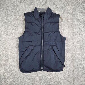 Gap Kids Boy's Puffer Vest Navy Blue Size XS Preppy Gorpcore Insulated